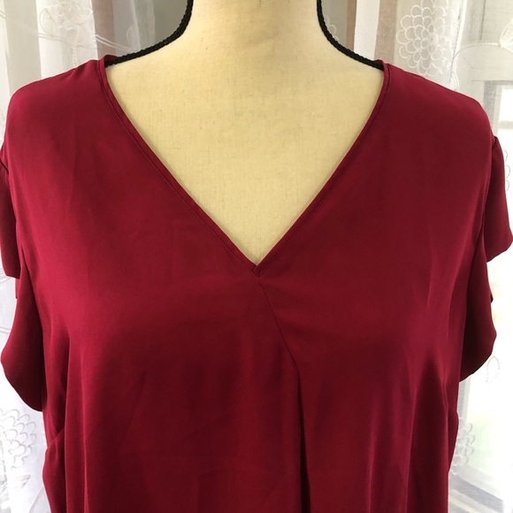 🎄 Le chateau pink shirt blouse  SZ L - Picture 3 of 7